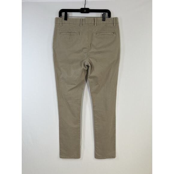 Allsaints Park Chino Button Fly Mens Pant Size 33x30 Sand - Picture 8 of 13